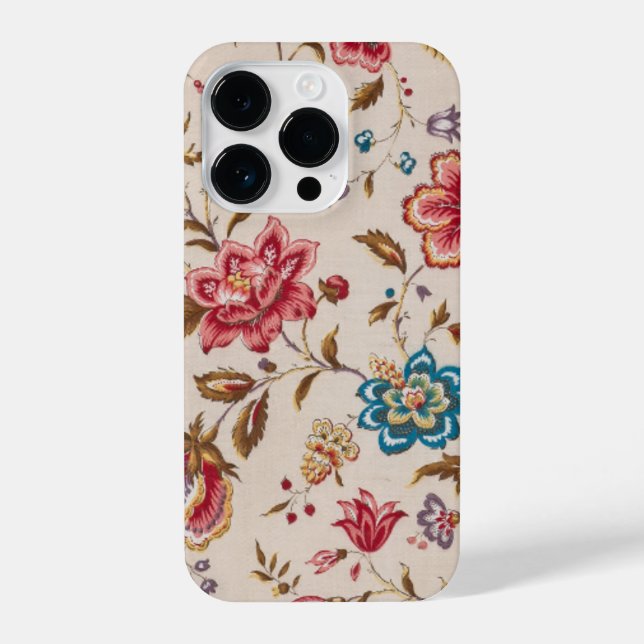 Elegant Custom Floral Photo iPhone Case (Back)