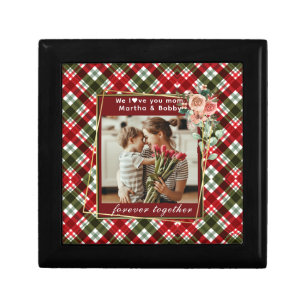 Elegant Custom Gift for Mom Mothers Day 1 Photo  Box