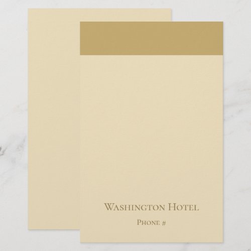 Elegant Custom Golden Stationery