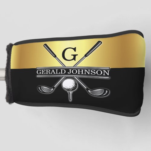 Elegant Custom Golf Monogram Golf Head Cover