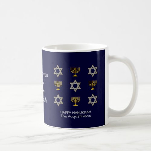 Elegant Custom HANUKKAH Coffee Mug