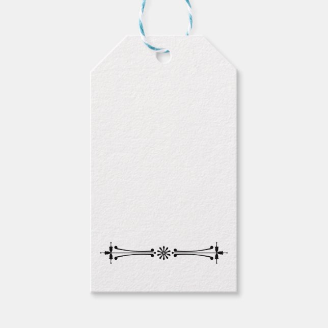 Elegant Custom Jewelry Display Hang Tags for DIY (Front)