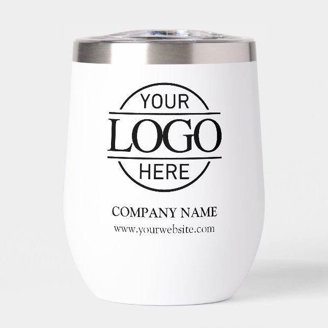 Elegant Custom Logo Business Gift Personalized Thermal Wine Tumbler (Front)