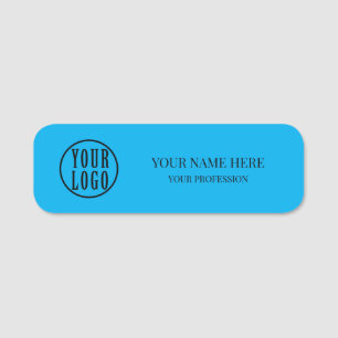 Elegant custom Logo Employee magnetic, safety pin Name Tag