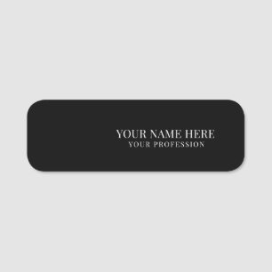 Elegant custom Logo Employee magnetic, safety pin Name Tag