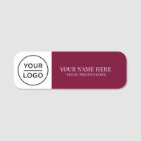 Elegant custom Logo Employee magnetic, safety pin