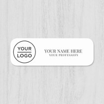 Elegant custom Logo Employee magnetic, safety pin Name Tag