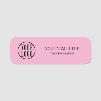 Elegant custom Logo Employee magnetic, safety pin Name Tag