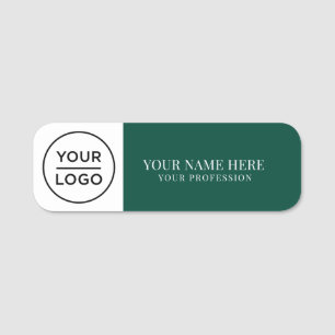 Elegant custom Logo Employee magnetic, safety pin Name Tag