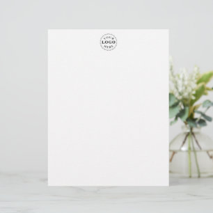 Elegant Custom Logo Mark Letterhead Chic Office Pa
