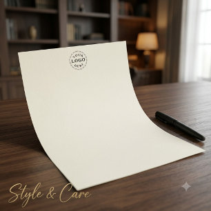 Elegant Custom Logo Mark Letterhead Chic Office Pa