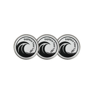 Elegant Custom Logo or Photo Golf Ball Marker