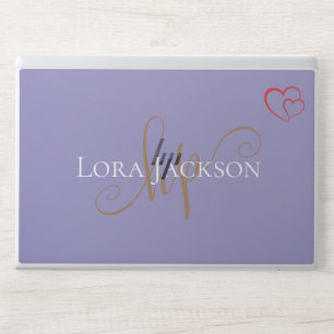 Elegant Custom Minimalist Personalized Name G3 HP Laptop Skin