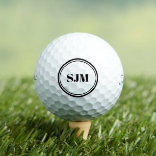 Elegant custom monogram personalized Titleist    Golf Balls