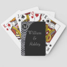 Elegant Custom Monogrammed Playing Cards