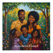 Elegant Custom Name & Family Photo