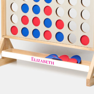 Elegant Custom Name Fast Four Personalized Game