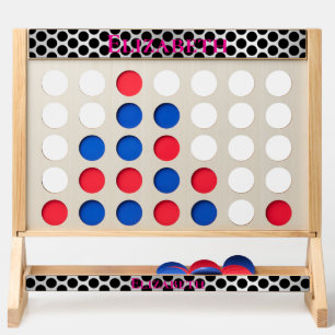 Elegant Custom Name Fast Four Personalized Game