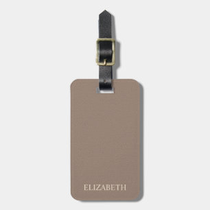 Elegant Custom Name Luggage Tag