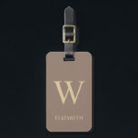Elegant Custom Name  Luggage Tag<br><div class="desc">Custom name luggage tag.</div>
