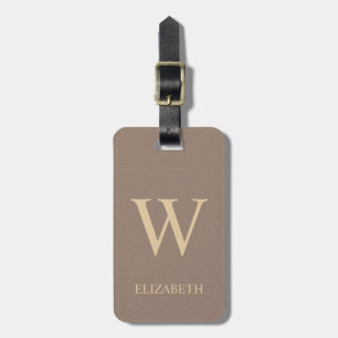 Elegant Custom Name Luggage Tag