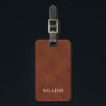 Elegant Custom Name   Luggage Tag<br><div class="desc">Elegant custom name luggage tag.</div>