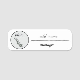 Elegant Custom Name Tag – Design for Events/Work