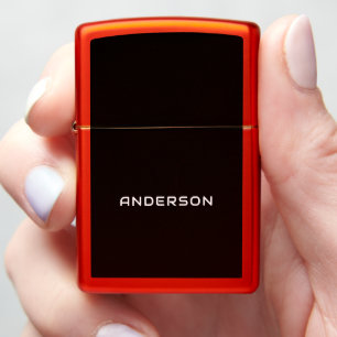 Elegant Custom Name Zippo Lighter Timeless Gift