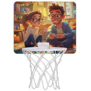 Elegant Custom Photo Add Your Own Photo Mini Basketball Hoop