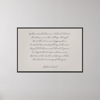 Elegant Custom Quote Poem Calligraphy Wall Art