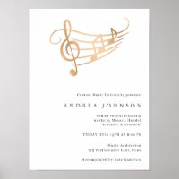 Elegant Custom Senior Recital Musician Performance
