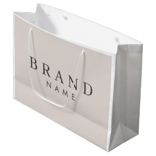 Elegant Custom Shopping Bag, Personalized Gift Bag