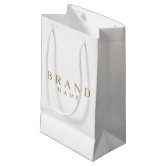 Custom Promotional Business Name Medium Gift Bag