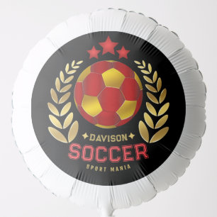 Elegant Custom Soccer Logo Balloon