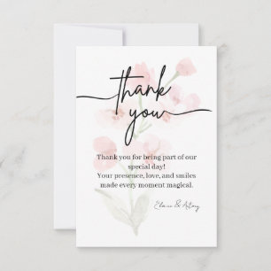 Elegant Custom Thank You Card