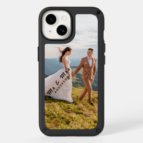 Elegant Custom Wedding Photo Apple X11121314 Speck iPhone 14 Case