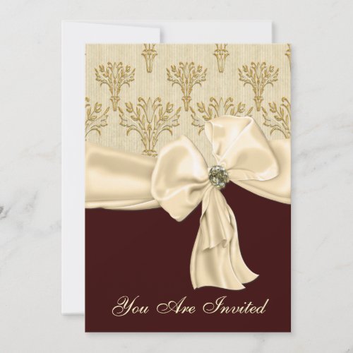 Elegant Custom Wedding Rehearsal Dinner Invitation