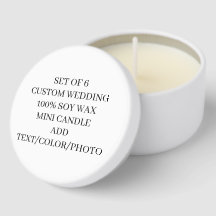 Elegant Custom Wedding Set of 6