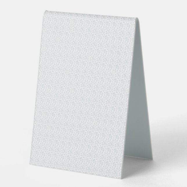 Elegant Custom Wedding Table Tent Sign (Front)