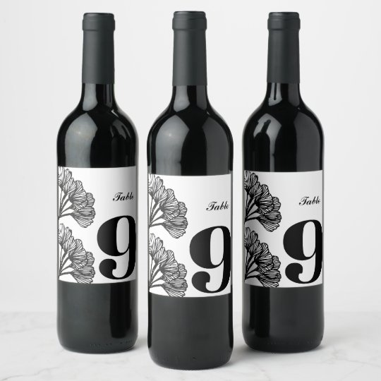 Elegant custom wine label, party table label | Zazzle.com