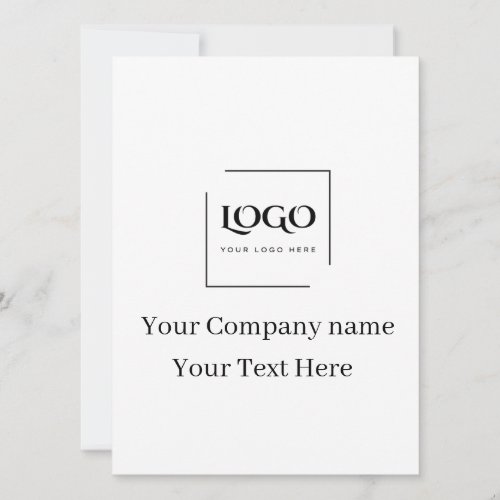 Elegant custom your logo template