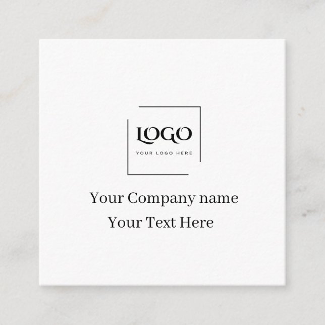 Elegant custom your logo template (Front)