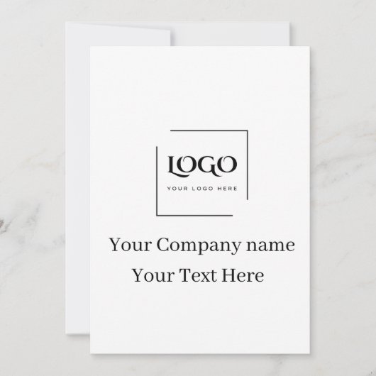 Elegant custom your logo template (Front)