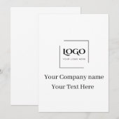 Elegant custom your logo template (Front/Back)