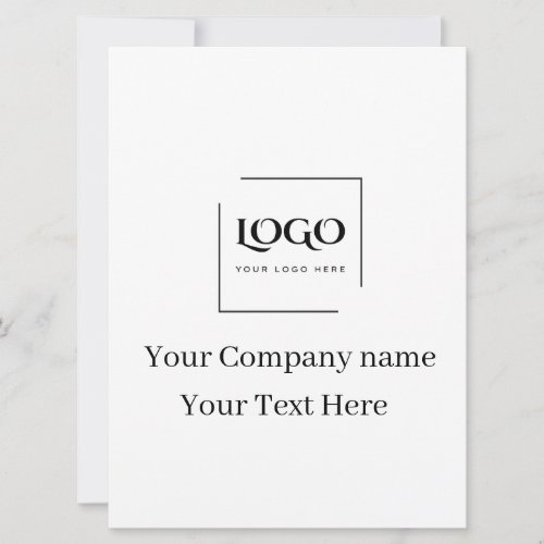 Elegant custom your logo template