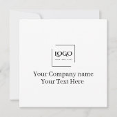 Elegant custom your logo template (Front)