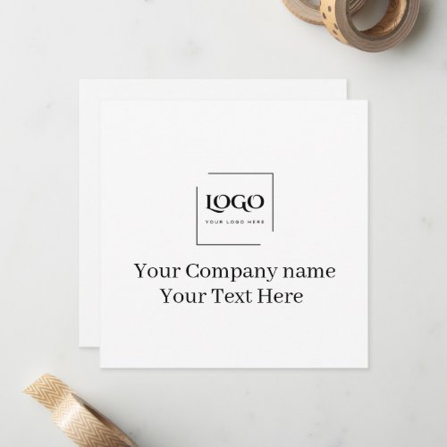 Elegant custom your logo template