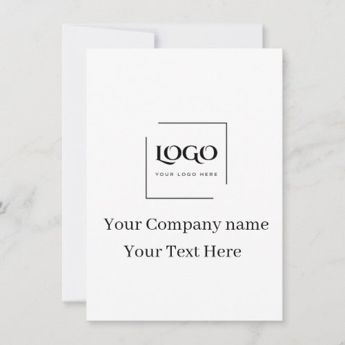 Elegant custom your logo template