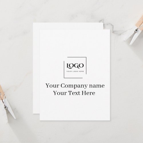Elegant custom your logo template