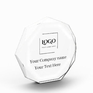 Elegant custom your logo template acrylic award